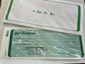 A Country Sun Farm gift certificate and matching envelope. The certificate is light green with a white marbled pattern and green borders, featuring the text 'Country Sun Farm' and 'Gift Certificate'.